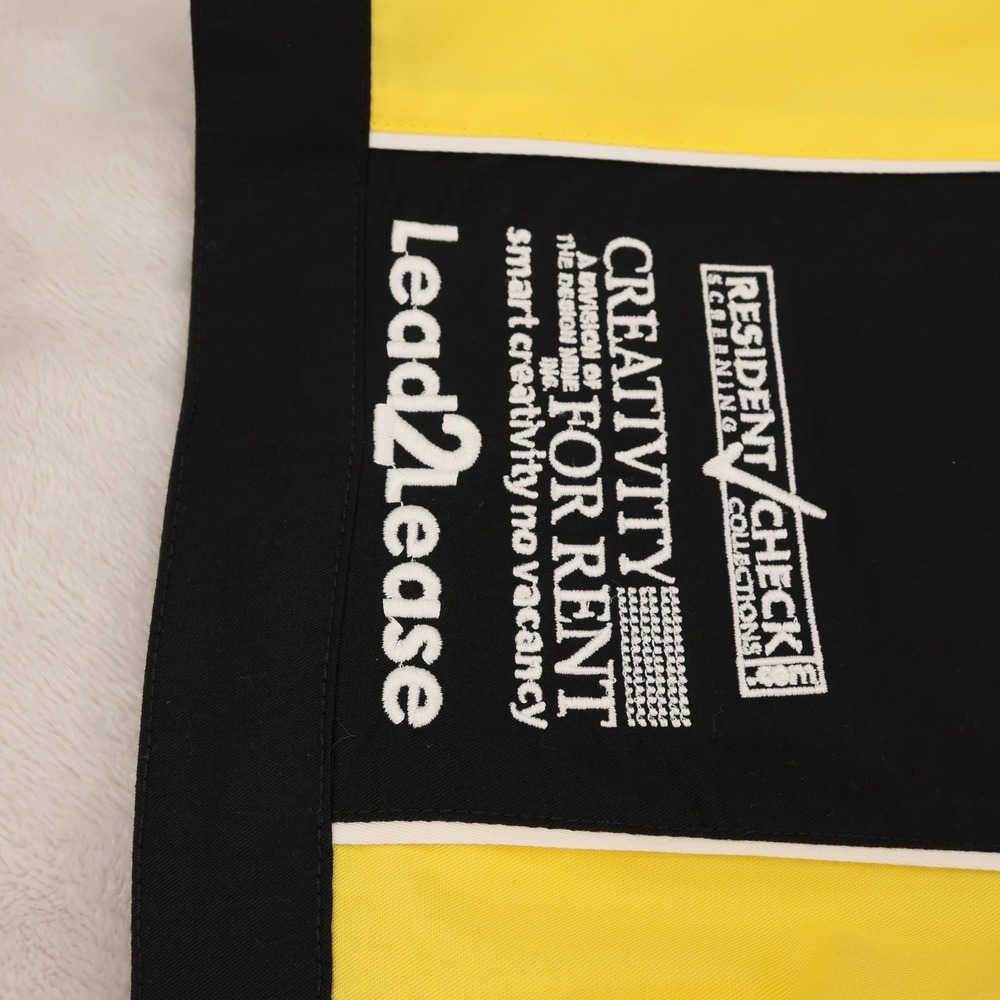 Bondurant Racing‎ AIM Conference Pit Shirt Mens XL Yellow Black Embroidered Logo - Picture 6 of 13